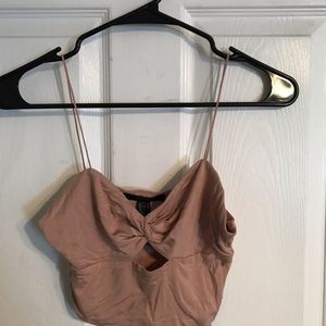 Nude Crop Top